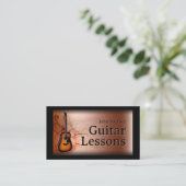 Professeur de musique guitare Carte de visite Brow (Debout devant)