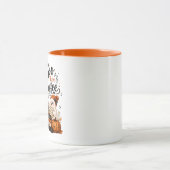 Professeur de Musique Halloween Tasse Café Orange (Centre)