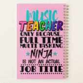 Professeur de musique uniquement parce que multi-t (Dos)