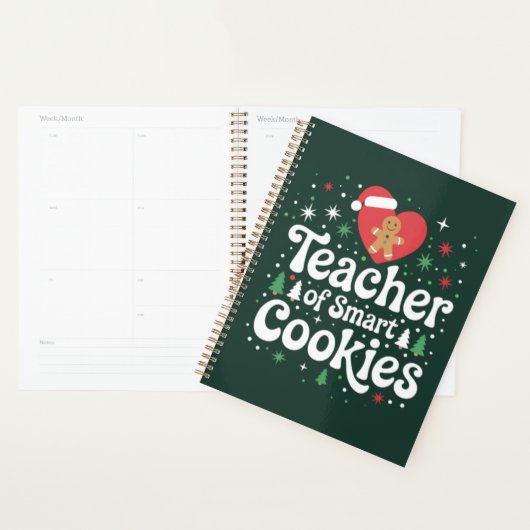 Professeur de Noël de cookies intelligents  (Devant avec enveloppe)