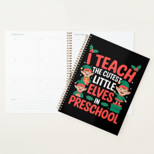 Professeur de Noël Je enseigne aux lutins les plus