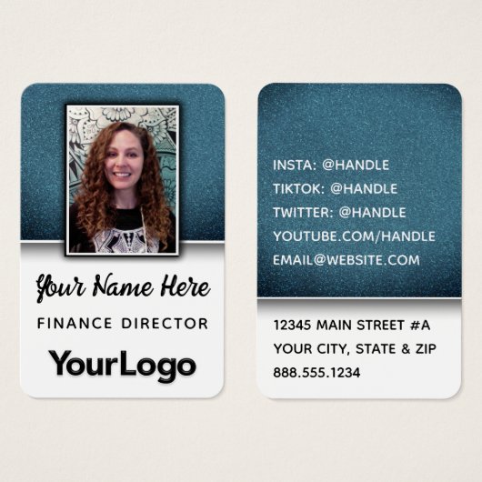 Professeur de Parties scintillant professionnelle  (Devant & derrière)