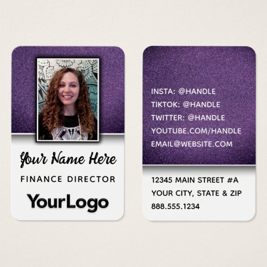 Professeur de Parties scintillant professionnelle (Devant & derrière)