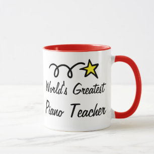 Professeur de piano le plus grand du monde - Tasse