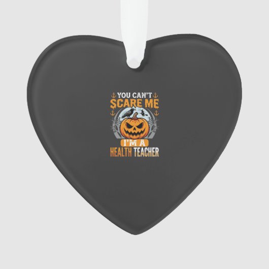 Professeur de santé Halloween Citrouille effrayant (devant)