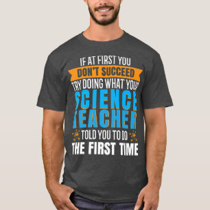 Professeur de science enseignant t-shirt 10222504A