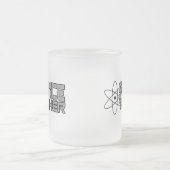 Professeur de sciences Frosted Glass Mug (Centre)