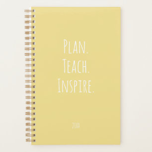Professeur de script motivant jaune pastel joyeux