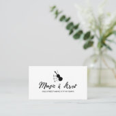 Professeur de studio de musique Carte de visite (Debout devant)