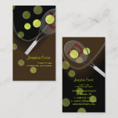 Professeur de tennis, carte de visite des moniteur (Devant / Derrière)