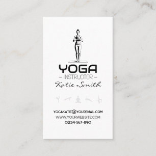 Professeur de yoga / Carte de visite instructeur