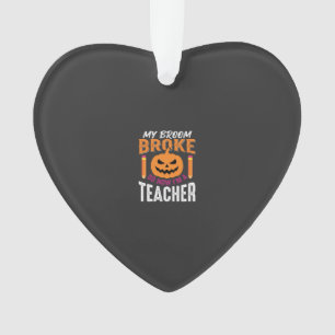 Professeur d'Halloween Balai Cassa Citrouille Conc