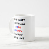 professeur d'histoire cubaine, stupéfiant Mug (Devant gauche)