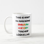 professeur d'histoire ghanéenne, énorme Mug (Gauche)