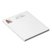 Professeur du bureau du Bloc-notes personnalisé (Incliné)