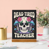 Professeur Épuisé Crâne Champignon Halloween Graph (Mariage)