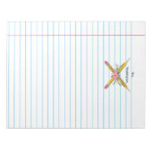 Professeur Floral Pcrils Carnet Papier Grandes (Devant)