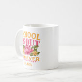 Professeur Floral Personnalisé Retraite Café Mug (Devant gauche)