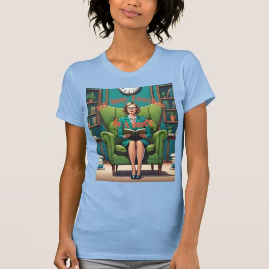 Professeur hors service dans une T-shirt d'étude (Devant)