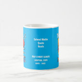 Professeur Inspirer Amour Bleu Café Mug (Centre)
