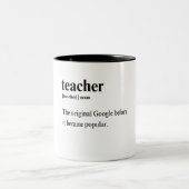 "Professeur : Le Google original..." Mug (Centre)