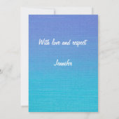 Professeur merci avec amour et respect (Dos)
