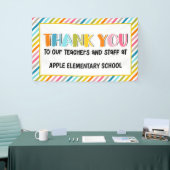 Professeur merci bannière (Salon professionnel)