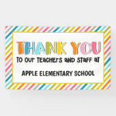 Professeur merci bannière (Horizontal)