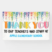 Professeur merci bannière (Horizontal)