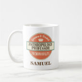 Professeur Personalized Mug Gift d'anthropologie (Gauche)