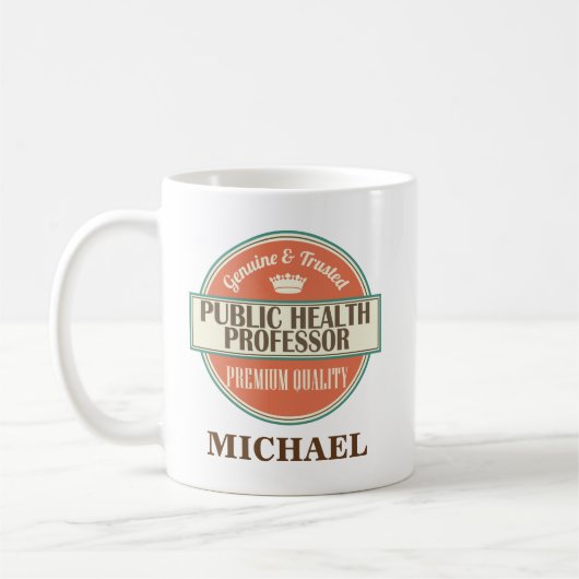 Professeur Personalized Mug Gift de santé publique (Gauche)