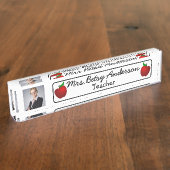 Professeur personnalisé de plaque d'identification (Taille)