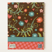 Professeur personnalisé jolie libellule florale (Dos)