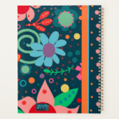 Professeur personnalisé joyeux joyeux joli floral (Dos)