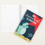 Professeur Planner (Petit) Hérothème Homeschool (Devant avec enveloppe)