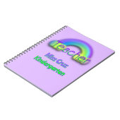 Professeur Rainbow Nom et qualité Carnet photo spi (Côté gauche)