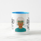 Professeur Superhéros Bienheureux Professeur Mug C (Centre)