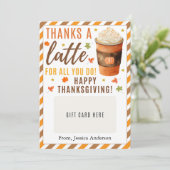 Professeur Thanksgiving Cadeaux Carte Titulaire Ca (Debout devant)