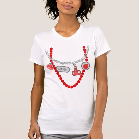 Professeur Trompe - l ' T-shirt d'oeil - perles (Devant)