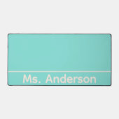 Professeur Turquoise (Recto)