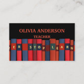 Professeur | Tutor Cartes de visite (Devant)