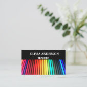 Professeur | Tutor Cartes de visite (Debout devant)