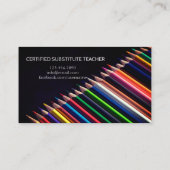 Professeur | Tutor Cartes de visite (Dos)