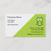 Professeur Tutor Cartes de visite (Devant)