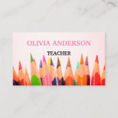 Professeur | Tutor Cartes de visite blancs (Devant)