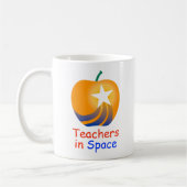 Professeurs dans la tasse de logo de l'espace (Gauche)