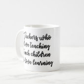 Professeurs qui aiment enseigner la tasse (Devant gauche)