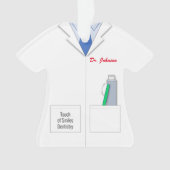 Profession d'dentiste blanc (devant)