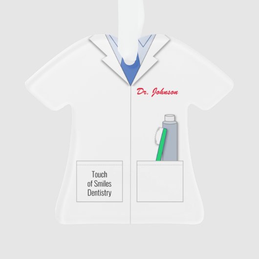 Profession d'dentiste blanc (devant)