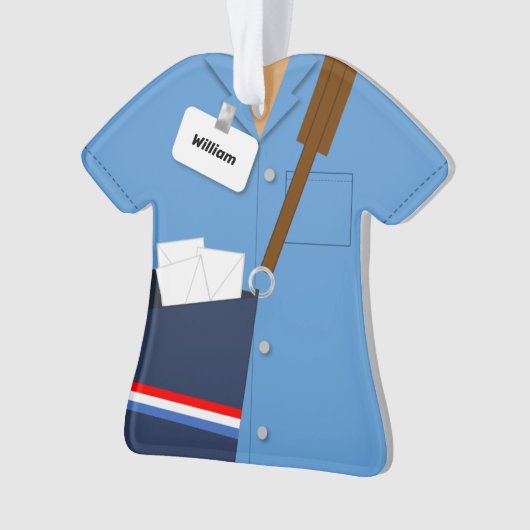 Profession de poste de l'opérateur de courrier (devant)